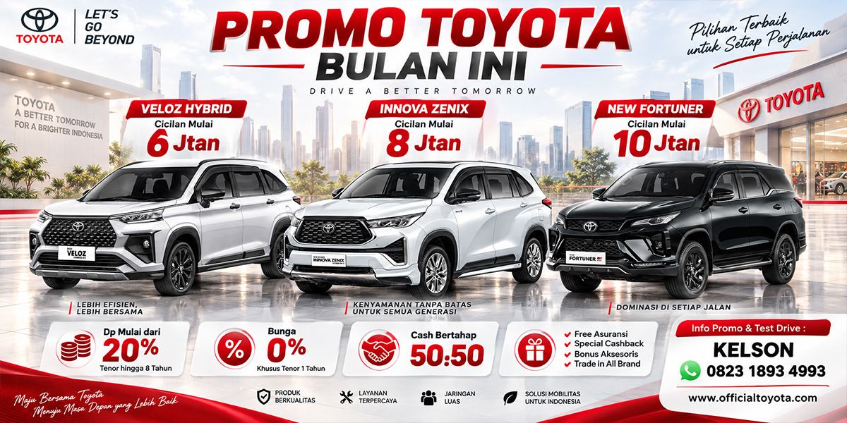 Promo Toyota terbaru 2026